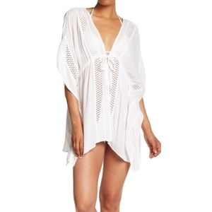 ELAN Crochet Cover Up Tunic